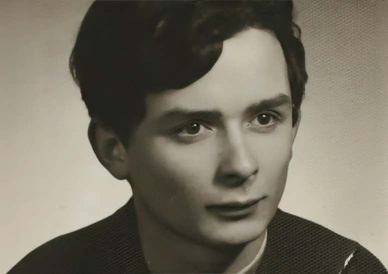 Młody Jarosław Kaczyński Jarosław Kaczyński